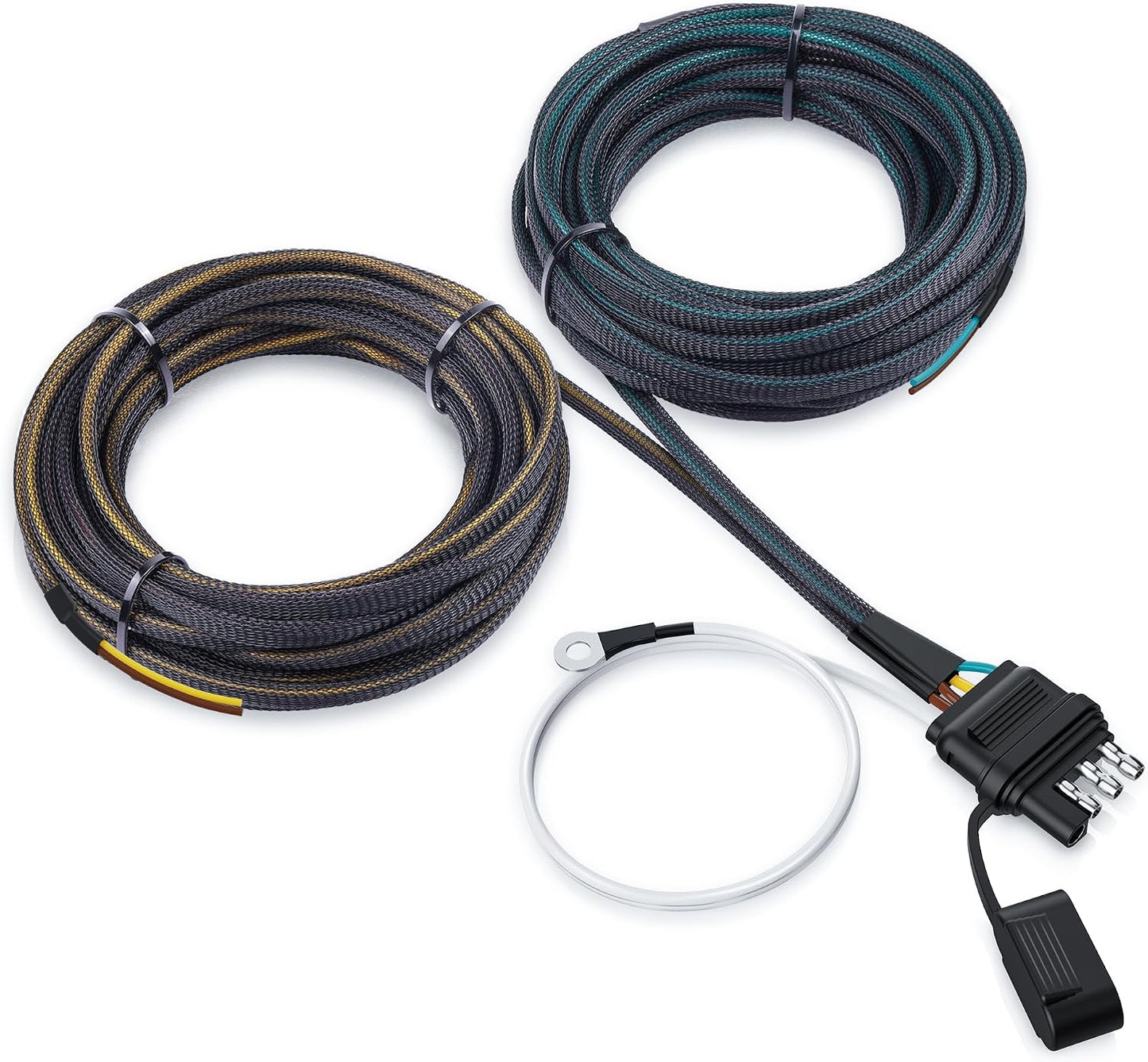 Arnés cableado remolque 4 y 5 pines 22pies luz cobre