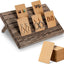 Soporte aretes madera 7 ranuras para vendedores