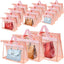15 Bolsas Antipolvo para Bolsos Rosa con Asa 3 Tamaños