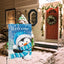 Bandera jardín invierno 12x18" doble cara pingüino