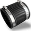 Puertos conector manguera 4pulg acero inox