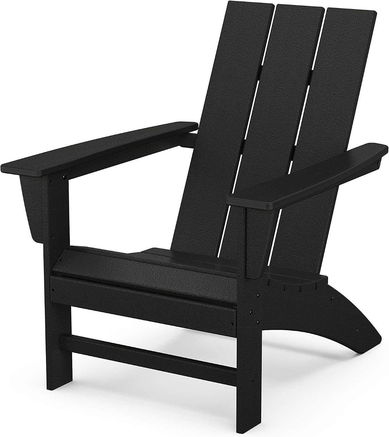 Silla Adirondack moderna color negro