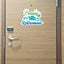 Imán colorido para puerta magnética 8x6pulg tonos fríos