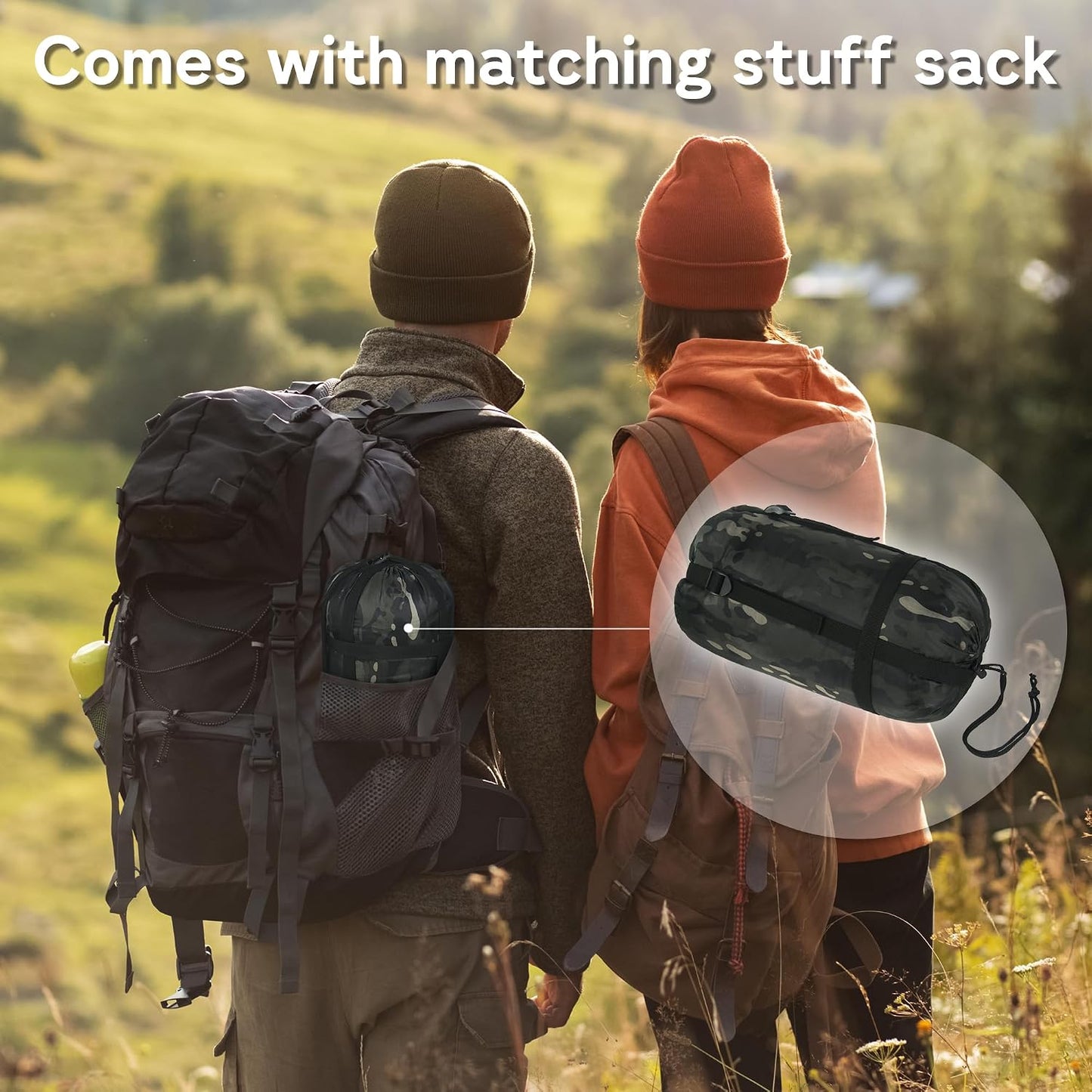 Manta Woobie camuflaje aislante para acampar