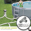 Conector T manguera piscina filtro 1.25"