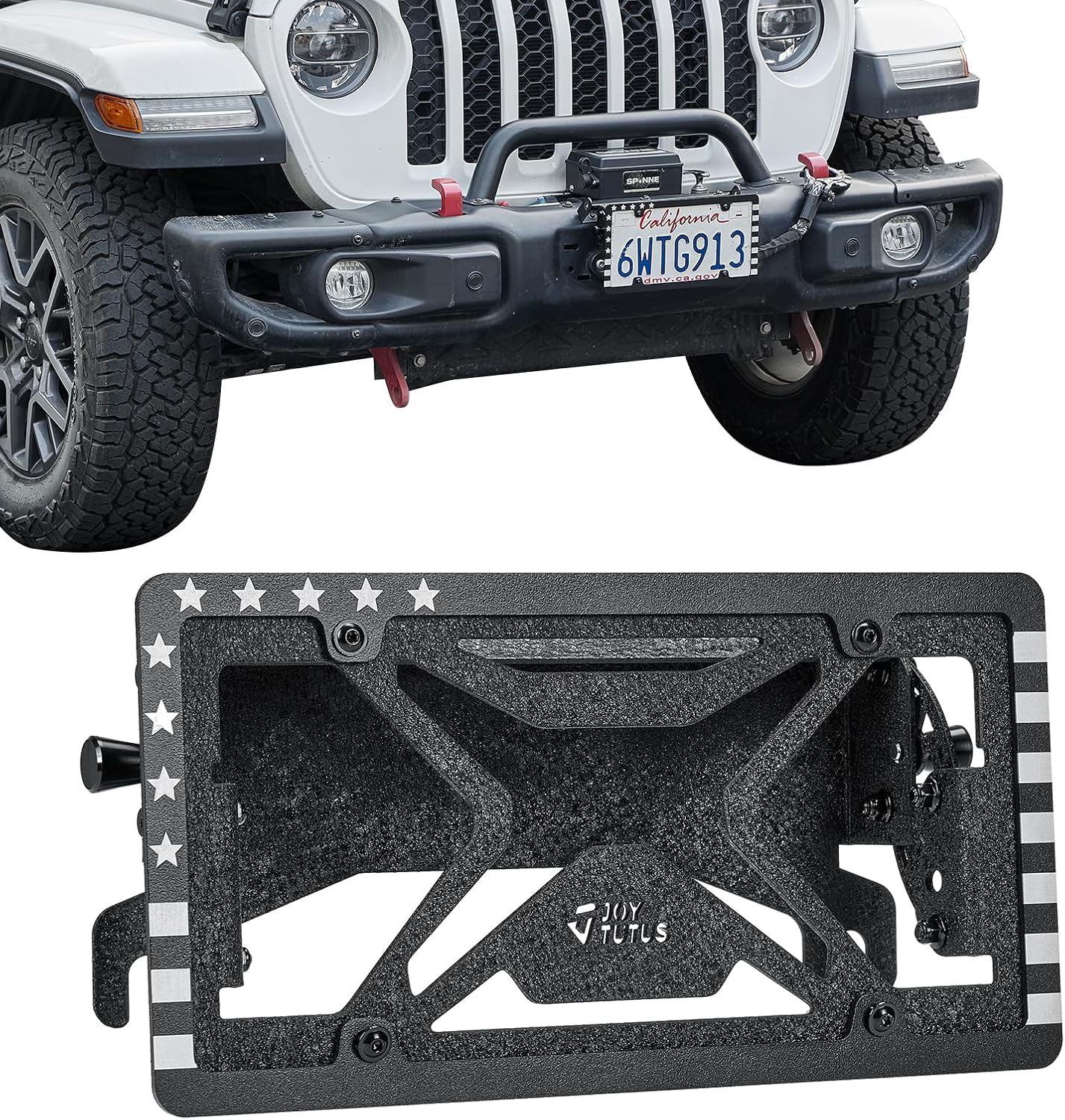 Soporte placa matrícula 10" para cabestrante hawse