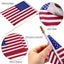100 Banderas USA en Palillo 4x6" Mini Día Independencia