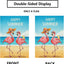 Bandera jardín playa 12x18pulg doble cara verano