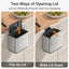 Cubeta compostaje colgante acero inox 4L puerta cocina