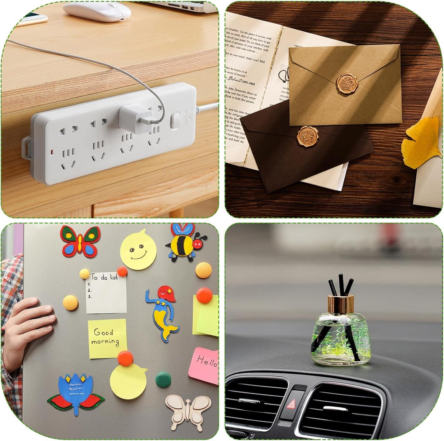 60 Clips Transparentes para Mantel Adhesivos Doble Cara