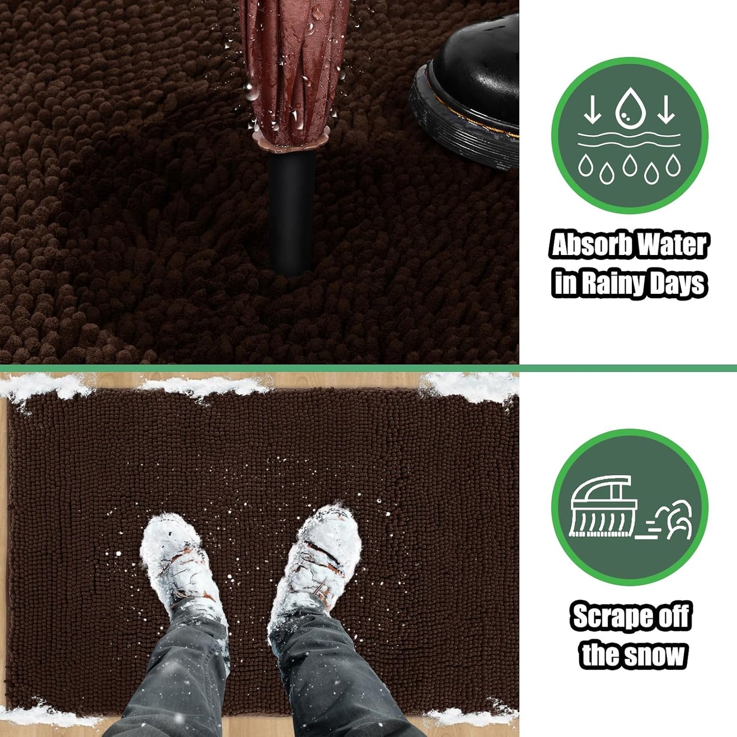 Tapete absorbente felpilla 48x30" antiderrap para perro