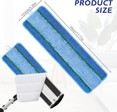 Almohadillas microfibra repuesto trapeador 18 y 17 pulg