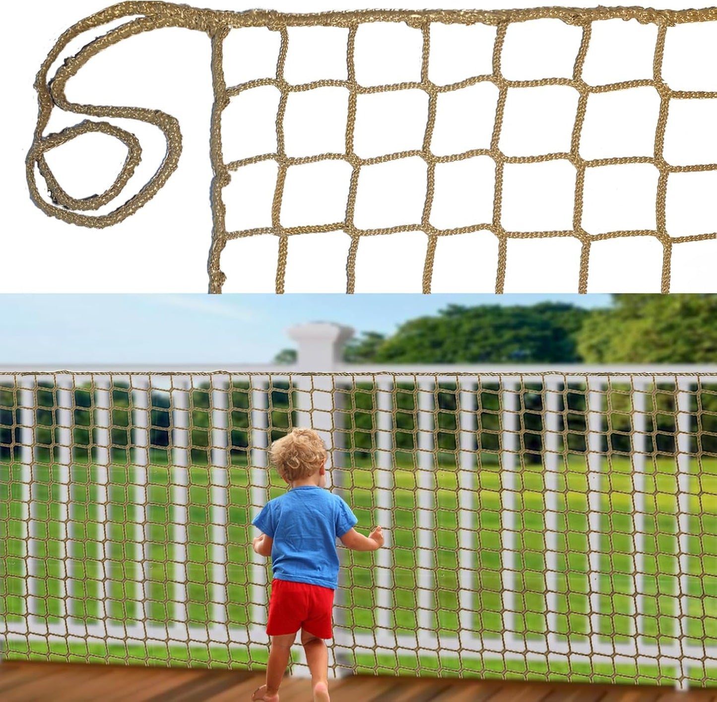 Red de protección para niños, mascotas y deportes