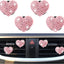 4 Pzas Clips Ventilación Coche con Strass Decorativos