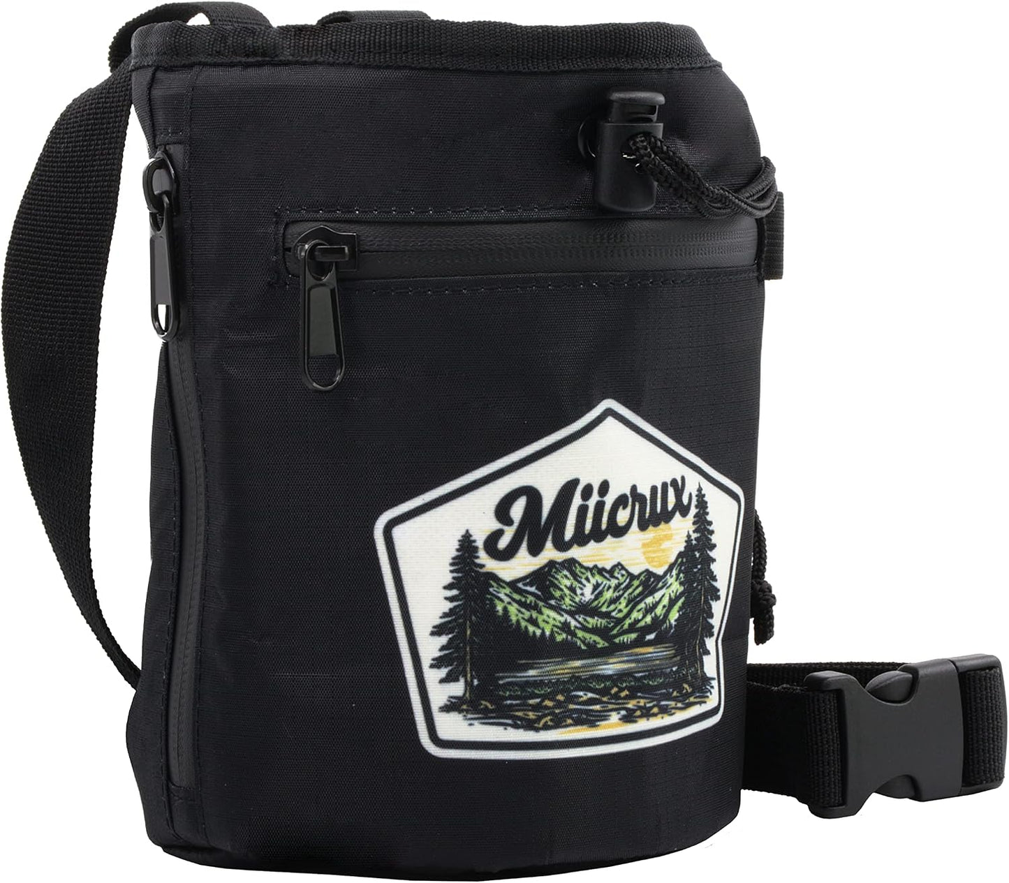 Bolsa tiza escalada con cinturón ajustable y 2 bolsillos
