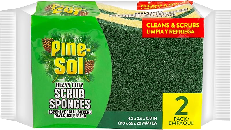 Esponjas cocina doble cara para platos ollas sartenes pack 2