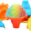 Bandeja goteo flores Sno-cone 4oz multicolor caja 100