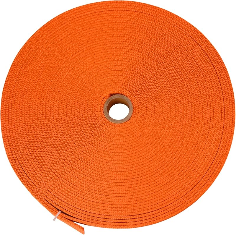 Correa tubular nailon 1" cert UIAA 20kN naranja