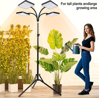 Luz cultivo 100W soporte espectro completo para plantas interiores
