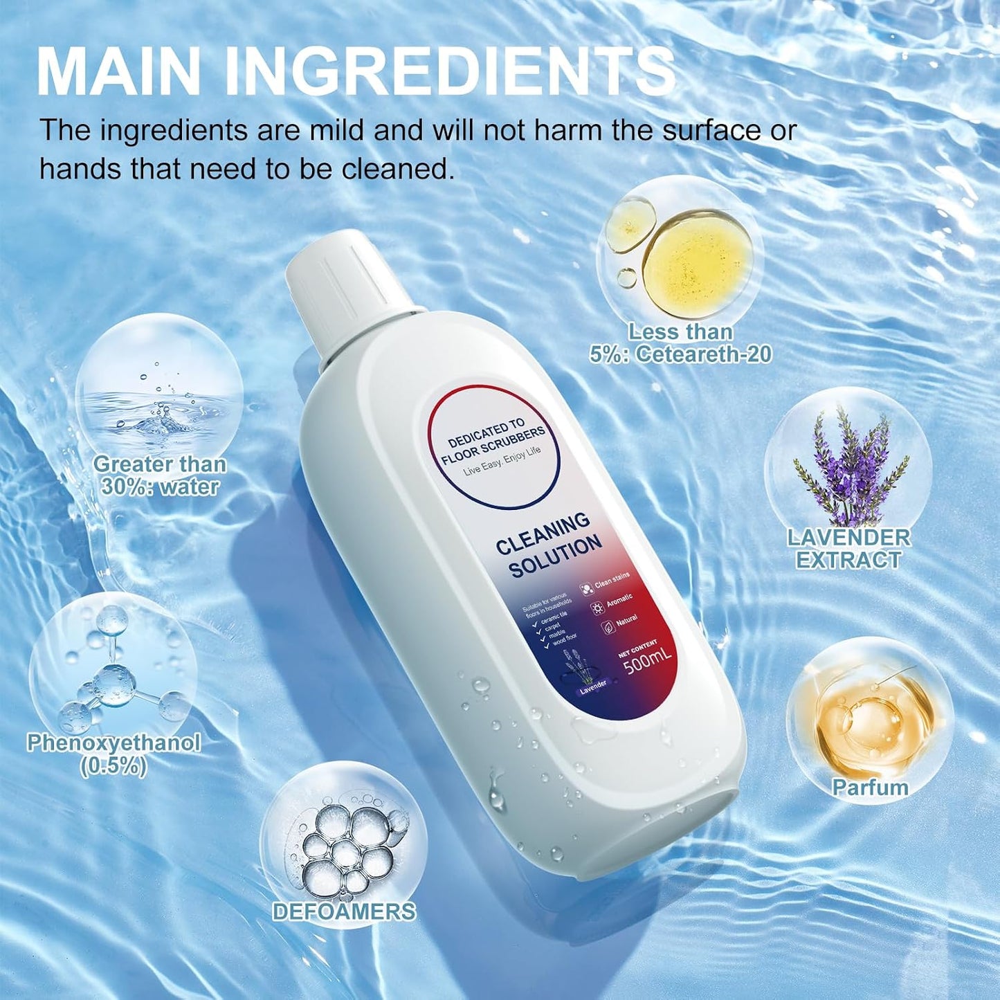 Limpiador suelo 33.8oz aroma lavanda Tineco