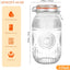 Frascos Mason 3 Pzas 64oz Tapa Hermética Almacenamiento