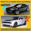 Divisor labio parachoques Dodge Challenger 2015-23 2 Pzas