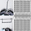 Perchas plegables 24 pzas plástico 5 ranuras ahorrar espacio