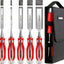 Set 5 Cinceles Madera Acero Biselado CR-V con Bolsa