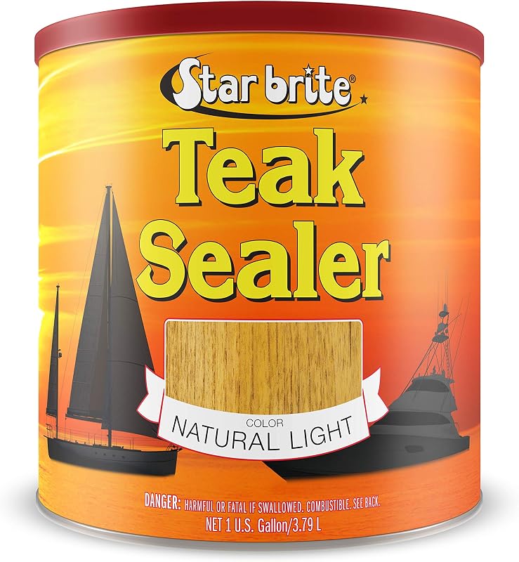 Sellador teca sin goteo 1gal protección madera exterior
