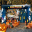 Arco inflable Halloween 14x10ft exterior con soplador negro