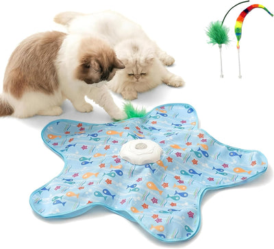 Juguete gato interactivo con sonido pájaro USB 5 agujeros