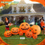 Campo calabazas inflable 7.5ft para otoño Halloween jardín