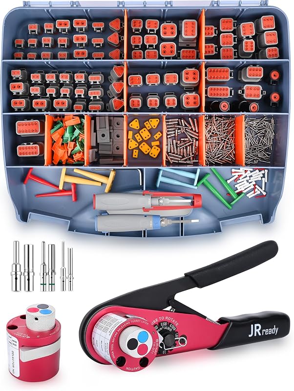 Kit conectores Deutsch 531 pzas herramienta crimpado