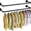 Perchero pared 61cm estante tubería hierro resistente