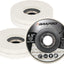 Disco pulido fieltro lana 4.5x7/8 pulg para amoladora paquete 5