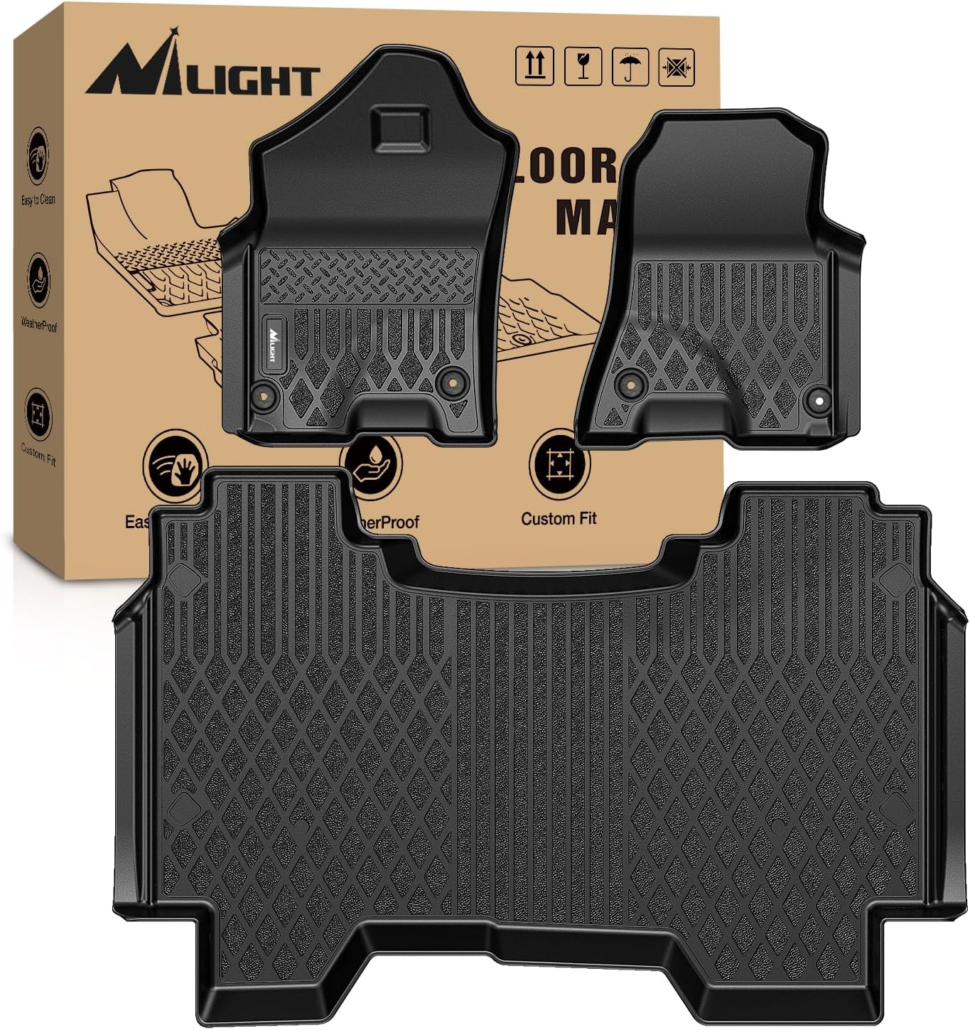 Alfombrillas TPE Dodge Ram 1500 Crew Cab ajuste