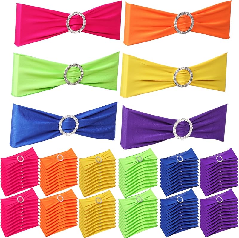 120 Bandas Elásticas Silla Hebilla Color Liso