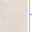 Alfombra área Meghan 2x3ft rectangular beige marfil