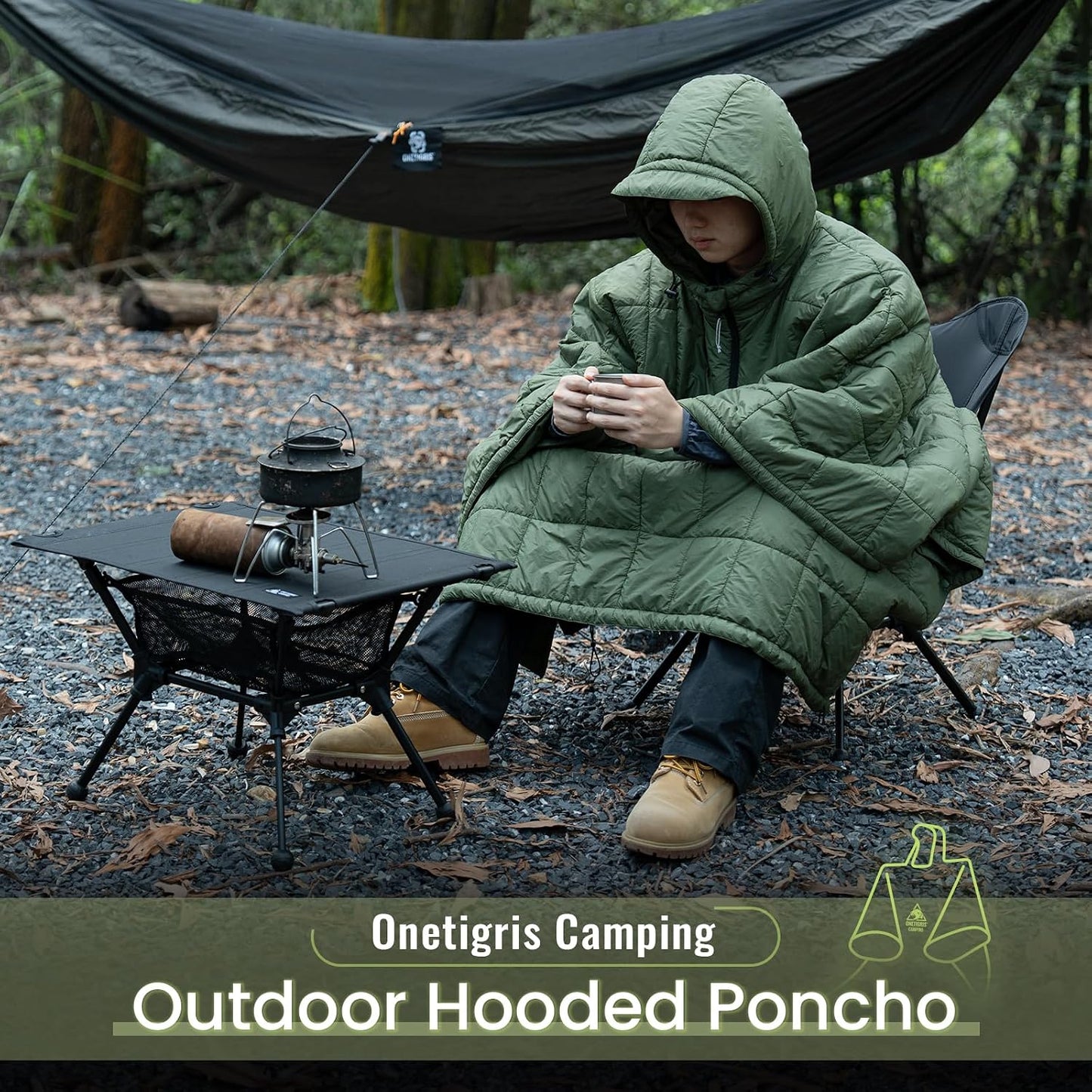 Manta camping aislamiento sintético reciclado resistente