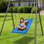 Columpio platillo 60pulg soporte metal resistente para patio