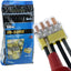 Conector 4 puertos amarillo sin torsión paquete 100