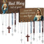 2 Soportes Pared con 16 Ganchos Madera Organiz. Religioso