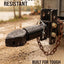 Acoplador remolque ajustable 2-5/16 pulg 12500lb negro