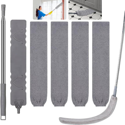 Plumero extensible 4 paños microfibra para electrodomésticos