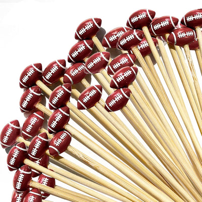 Púas fútbol americano 100 palillos 4.7pulg aperitivos brochetas