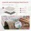 Alfombra bohemia pasillo 2x6 antiderrap para dormitorio