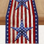 Camino mesa acuarela bandera USA 13x108 pulg
