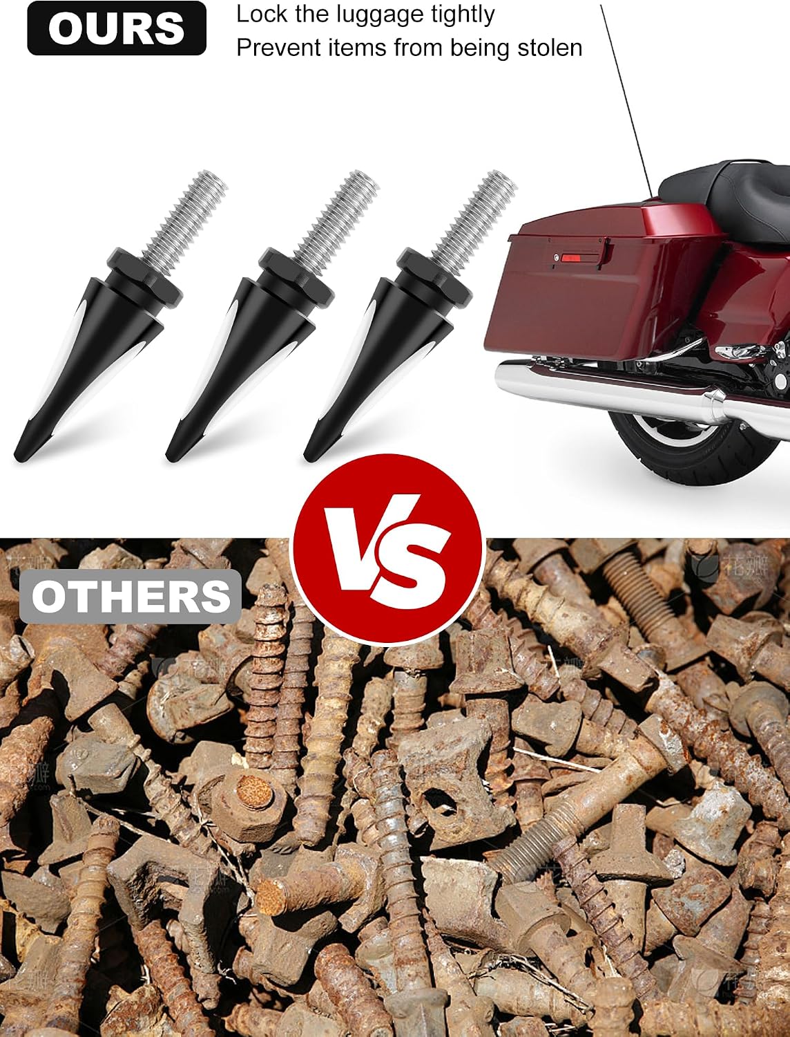 Tornillos carenado motocicleta compatibles Harley