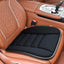 Cojín asiento coche espuma viscoelástica 20x18.5" negro