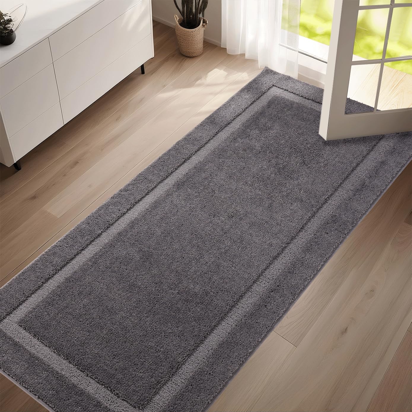 Alfombra corredor lavable con parte trasera antiderrap